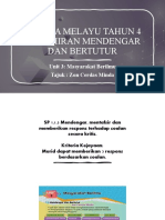 Bahasa Melayu Tahun 4 Kemahiran Mendengar Dan Bertutur