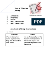 The Five Pillars of Effective Writing