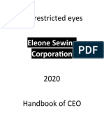 For Restricted Eyes: Eleone Sewing Corporation