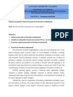 Tema 1. Viziunea Managerială Reflectată În Proiectul de Dezvoltare Instituțională