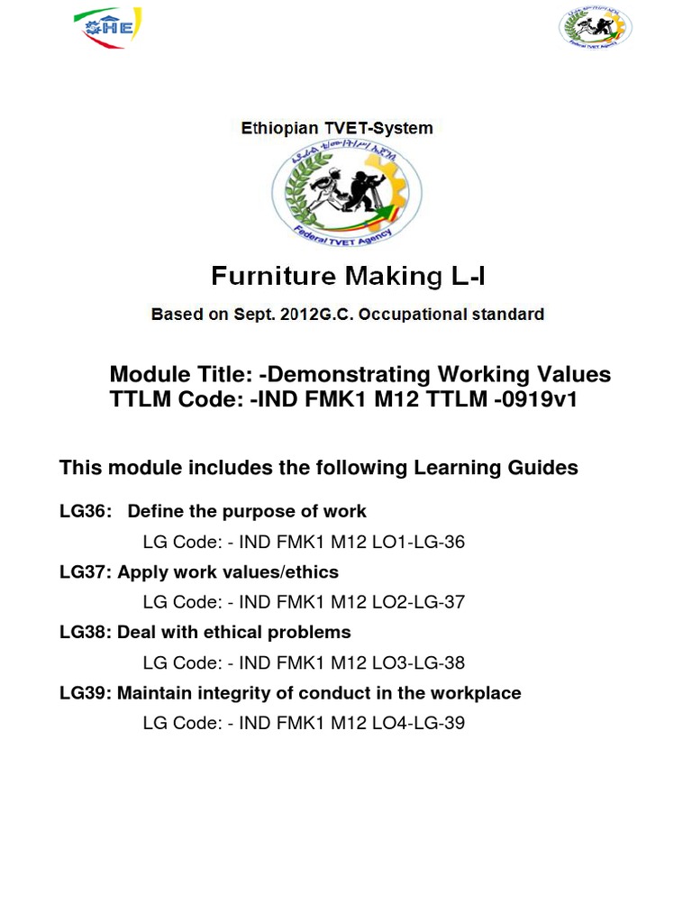 Demonstrating Working Values | PDF | Value (Ethics) | Employment
