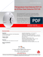 Addressable Fixed Temperature Heat Detector FD7110 Addressable Rate of Rise Heat Detector FD7120
