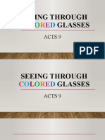 Seeing Through Colored Glasses