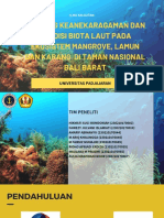 Keanekaragaman Ekosistem Laut Taman Nasional Bali Barat