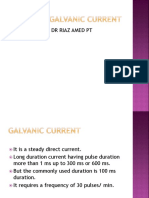 Galvanic Current Therapy Types & Applications