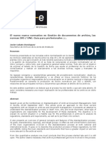 El Nuevo Marco Normativo en Gestión de Documentos de Archivo, Lasnormas ISO UNE Guía para Profesionales (1) .