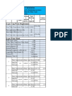 Hydraulic Calculation: As Per Crop Water Requirement