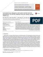 Isomalabaricane Triterpenes With Potent Protein Tyrosin - 2013 - Biochemical Sys