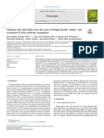 Oleanane Type Glycosides From The Roots of Weigela Florida Rumb - 2018 - Fitote