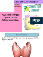 Guess The Organ Game On The Following Slides.: Connector: Questions On Prior Learning Linked To Todays Lesson