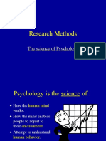 Research Methods: The Science of Psychology