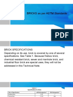 BRICKS As Per ASTM Standards