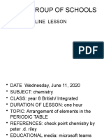 PERIODIC TABLE Year 8