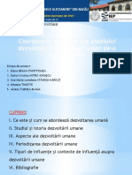 Coordonate Generale Ale Studiului Dezvoltării Individului Uman de a Lungul Vieții (1)