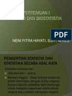 Materi Statistik 1 (Kebidanan)