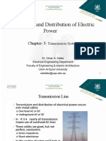 Transmission and Distribution of Electric Power: Chapter-5