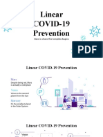 Linear COVID-19 Prevention by Slidesgo