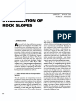 Stabilization of Rock Slopes: 6, Chapter