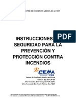 Instrucciones de Seguridad de Incendio