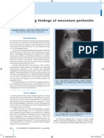 Imaging Findings of Meconium Peritonitis: Case Report Case Report Case Report
