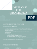 Clinical Case For Paramedics by Slidesgo