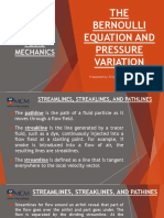 Chapter 4 - The Bernoulli Equation and Pressure Variation