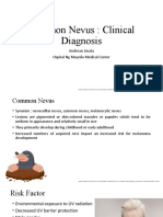 Common Nevus: Clinical Diagnosis: Andrean Linata Ospital NG Maynila Medical Center