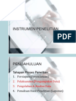 Instrumen Penelitian