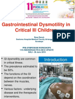 ERIA Dysmotility in Critically Ill Children BALI PICU 2019
