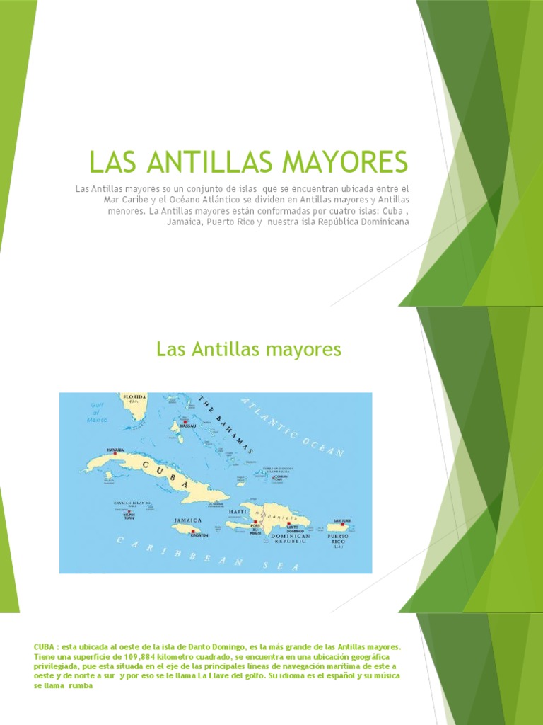 Islas de las Antillas Mayores | PDF | Antillas Mayores | Antillas