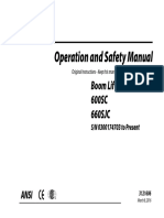Tracked JLG 600 Operation Safety Manual
