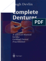 Complete Dentures A Clinical Manual For The General Dental Practitioner - Hugh Devlin