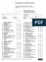 Elevator - Electric Elevator Inspection Checklist - 201903271412265484