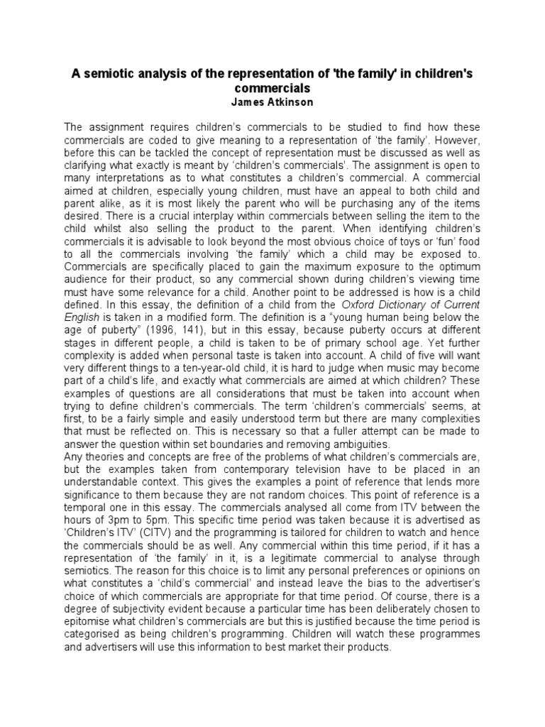 Atkinson.A Semiotic Analysis of The Representation of | PDF | Concept ...