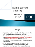Lecture 4 - OS Security