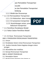 Perencanaan Pemodelan Transportasi Ok