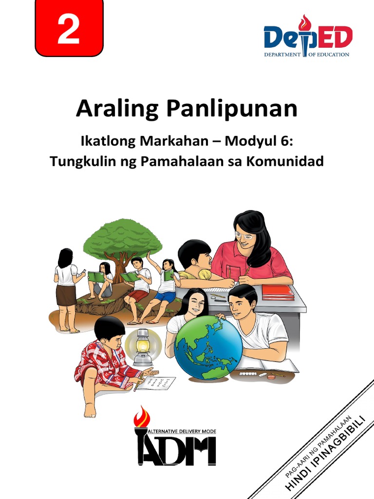 Tungkulin Ng Batang Sa Komunidad Worksheet Gambaran 