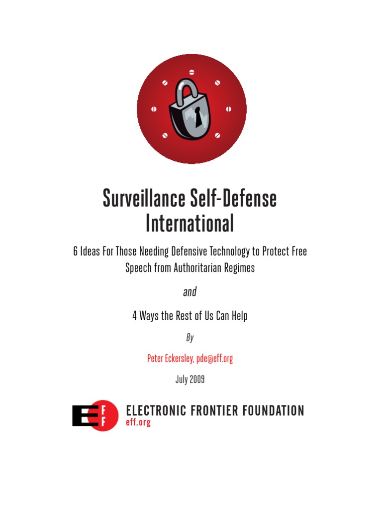 Eff Surveillance Self Defense | PDF | Tor (Anonymity Network) | Proxy ...