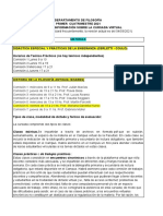 Horarios e Informacion de Cursada 1° 2021