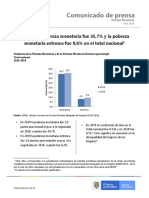 Comunicado Pobreza Monetaria - 2019