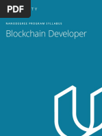 Blockchain Developer ND v2 Syllabus