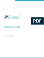 Adveon Installation Guide V1.3 and V1.5 - Edgecam - Basic