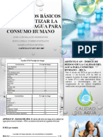 Instrumentos Básicos para Garantizar La Calidad Del Agua