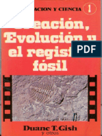Creacion, Evolucion y el Registro Fosil_D.Gish