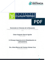 2.3 Ensayo Impactos de La Globalización en Latinoamérica - García - César