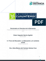 4.1 Foro de Discusión - García - César