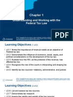 Understanding and Working With The Federal Tax Law