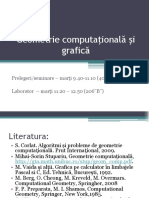 1_Geometria Computationala Si Grafica- Introducere