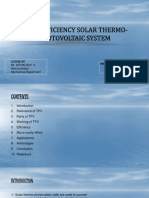 High-Efficiency Solar Thermo-Photovoltaic System