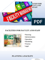 Facilities For Faculty and Staff-Final